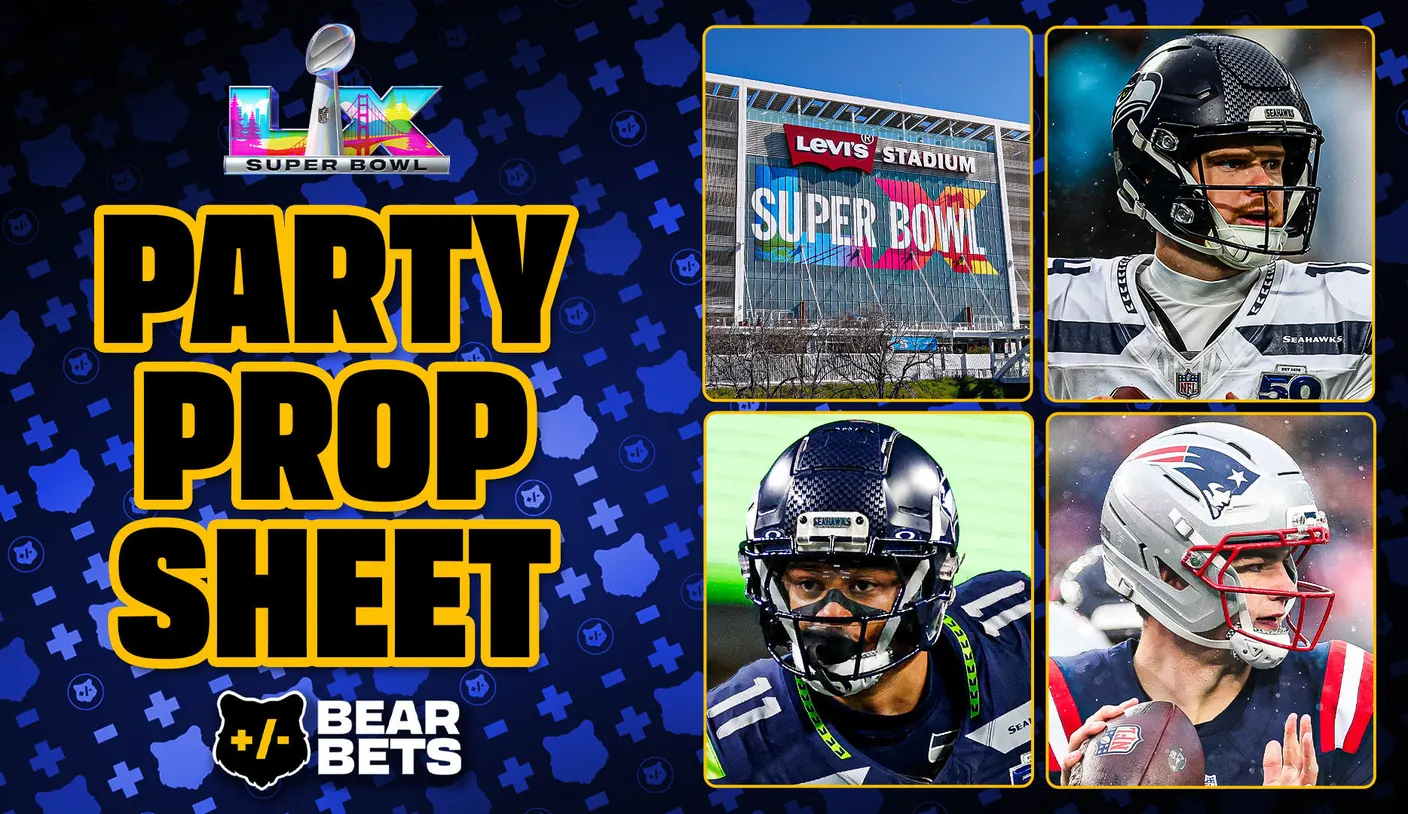 Super Bowl 2026: Chris 'The Bear' Fallica's Party Prop Sheets and Picks