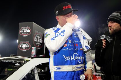 Tears Ryan Preece wins wet/dry NASCAR crash with Bowman Gray