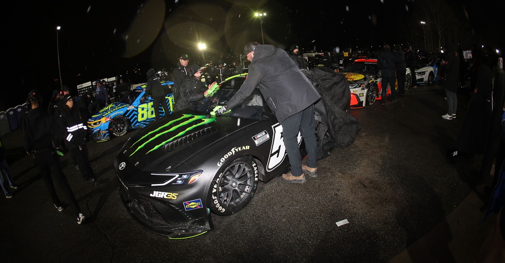 Refereeing the NASCAR Cup Clash was a little tough.