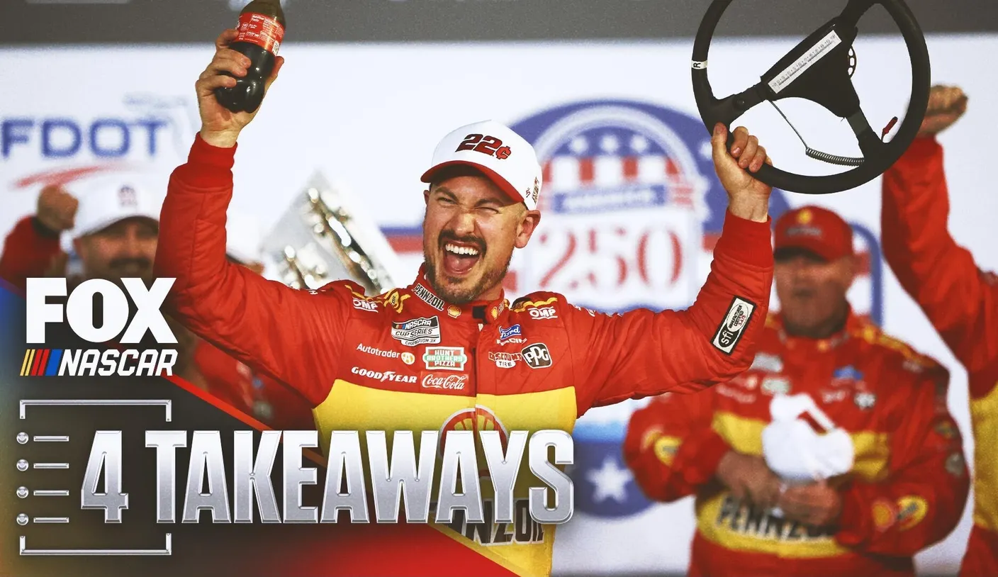 4 points from Chase Elliott and Joey Logano's win in NASCAR showdown at Daytona