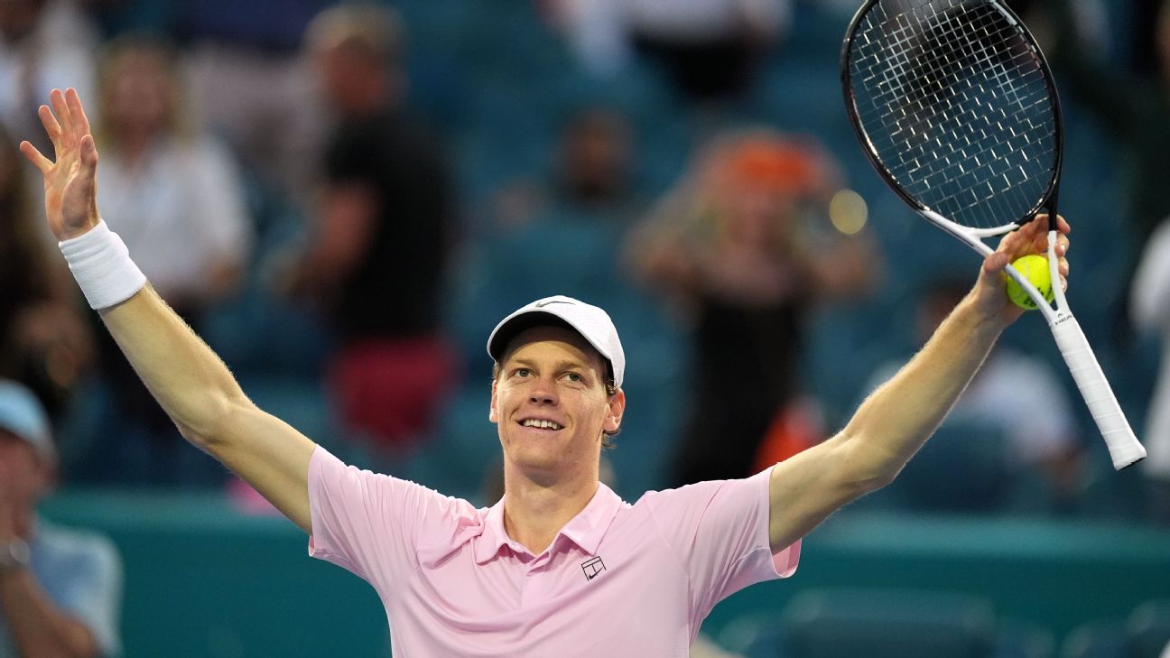 Jannik Sinner defeats Jiri Rehekka to win Miami Open