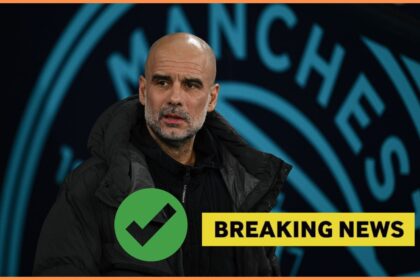 Manchester City manager Pep Guardiola looks on during the draw vs Nottingham Forest