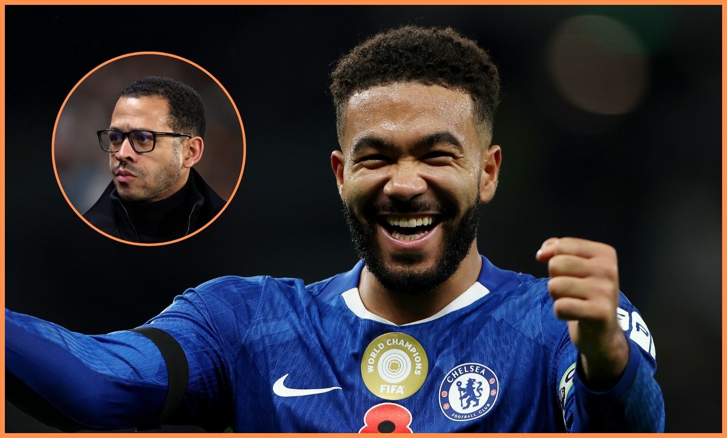 Reece James and Liam Rosenior