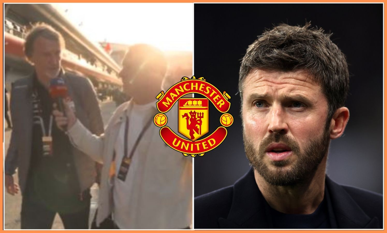 Sir Jim Ratcliffe and Michael Carrick