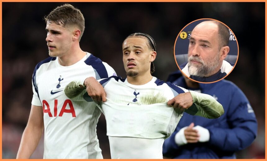 Micky van de Ven, Xavi Simons, and Igor Tudor