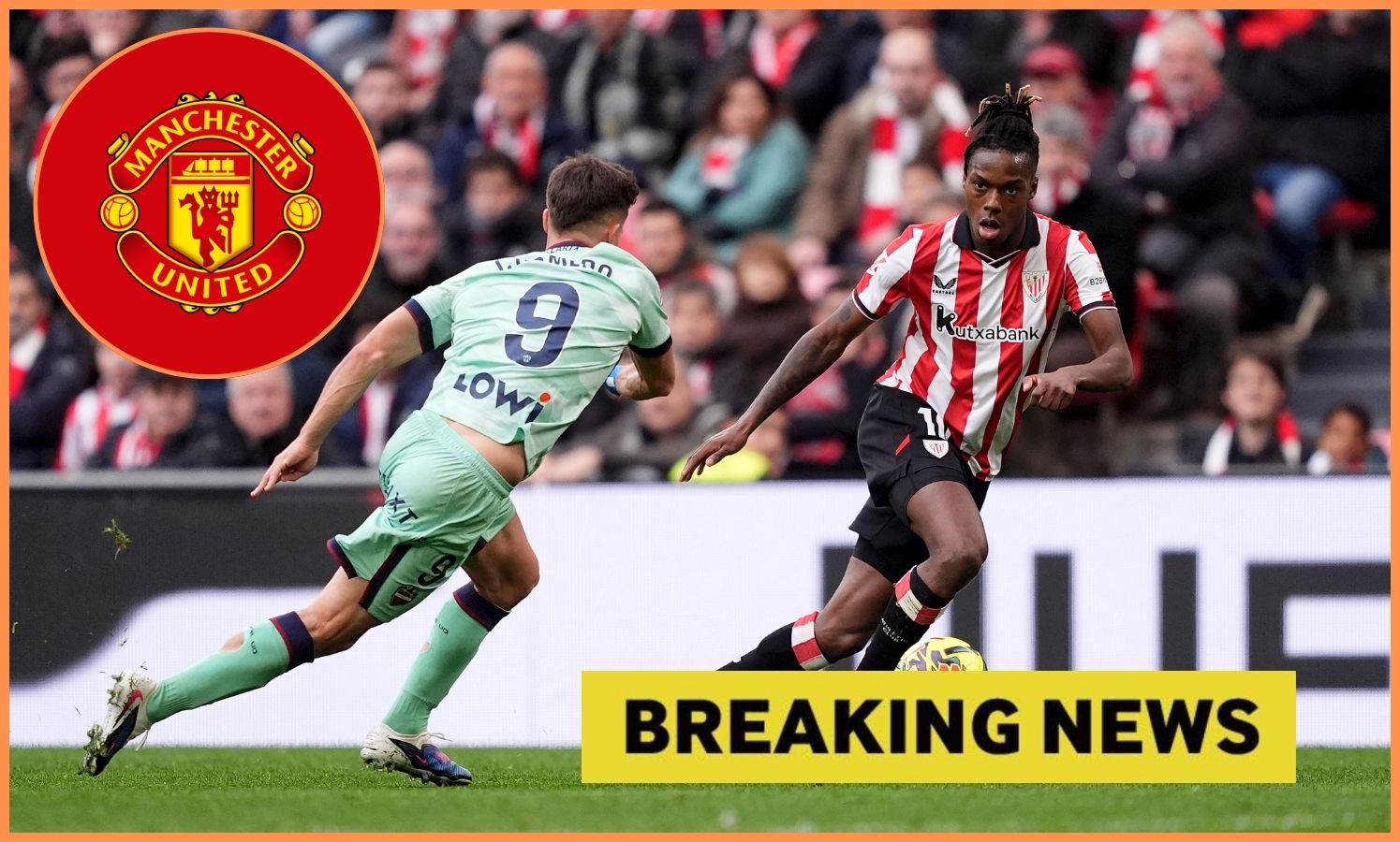 Nico Williams in action for Athletic Bilbao