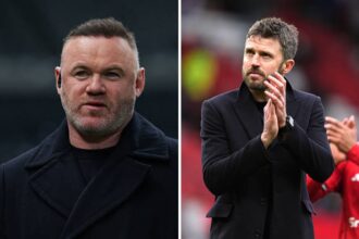 Split image of Wayne Rooney and Michael Carrick