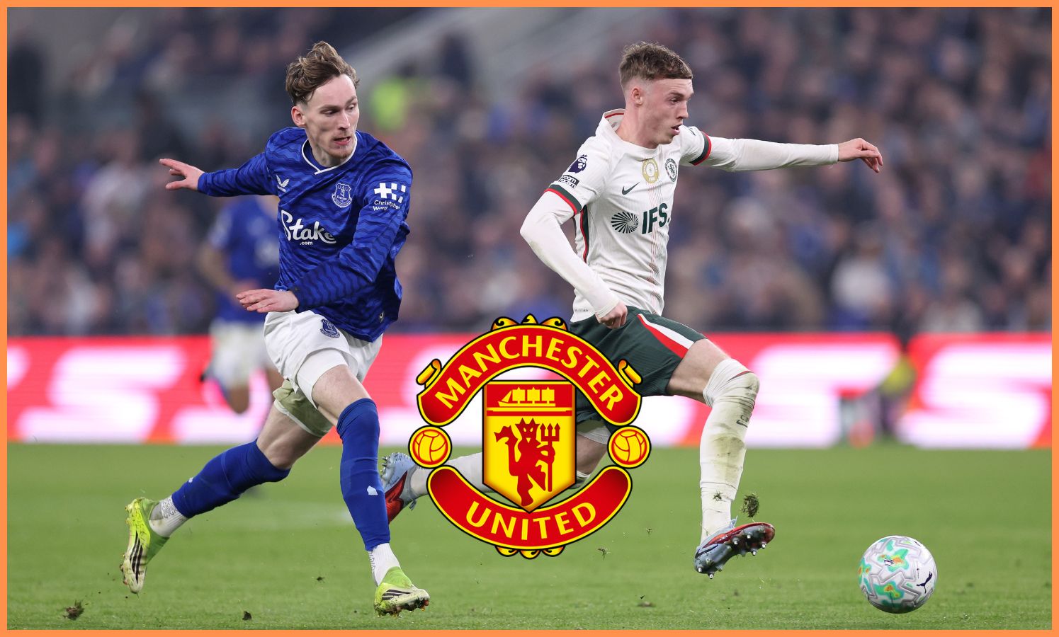 Cole Palmer in action for Chelsea against Everton