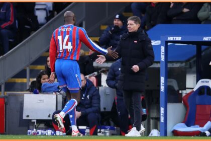 Jean-Philippe Mateta and Oliver Glasner