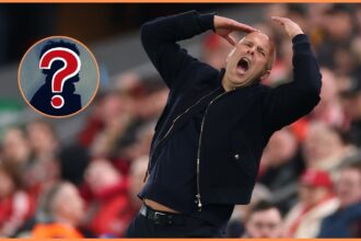 Liverpool manager Arne Slot reacts during the game against Galatasaray