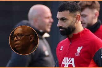 Mohamed Salah in Liverpool training, and Ian Wright