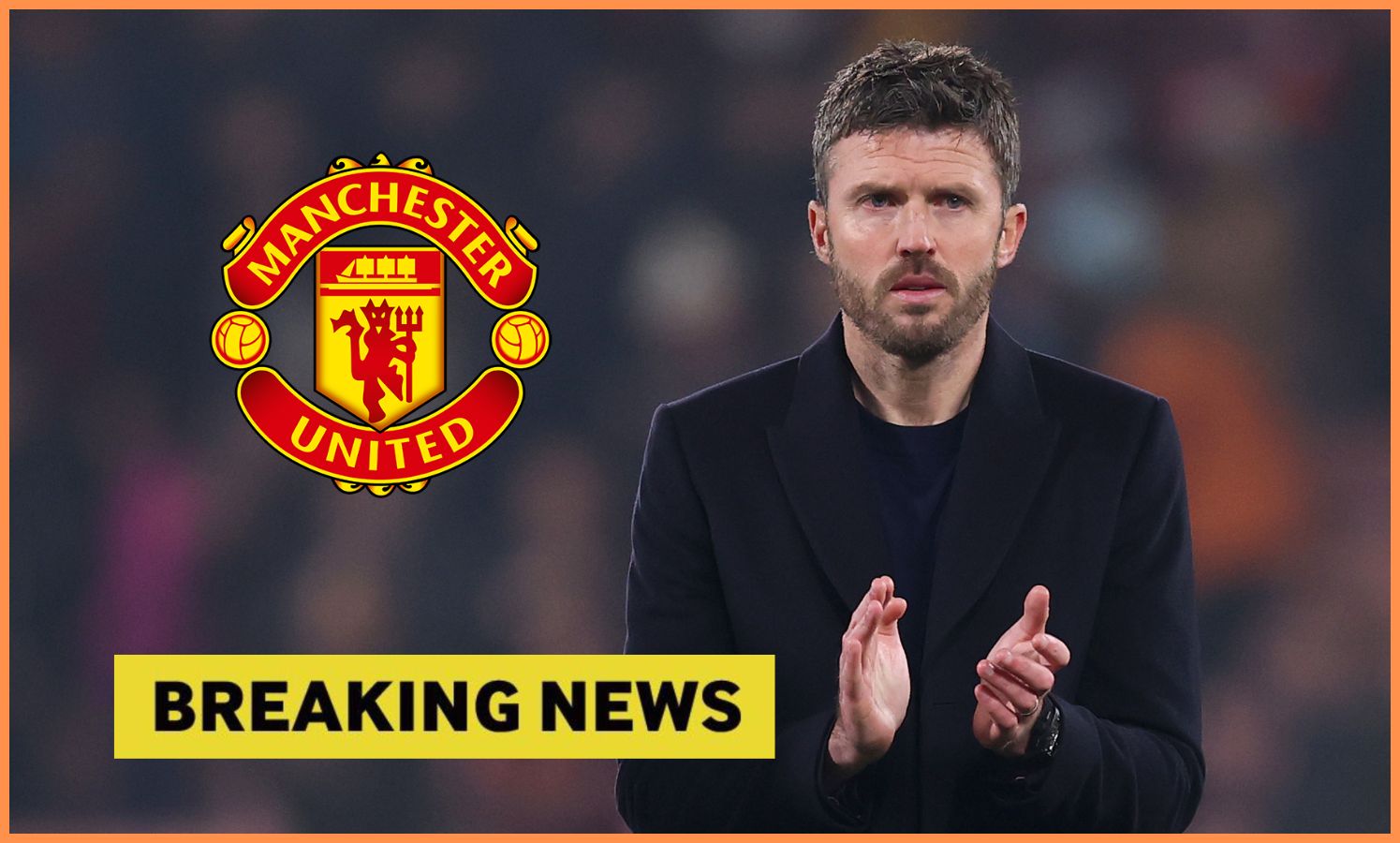 Michael Carrick applauds the Manchester United fans