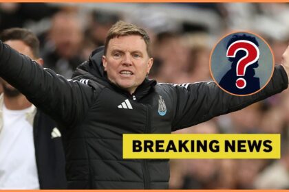 Newcastle United manager Eddie Howe gestures