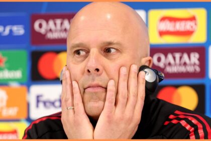 Liverpool manager Arne Slot during a press conference