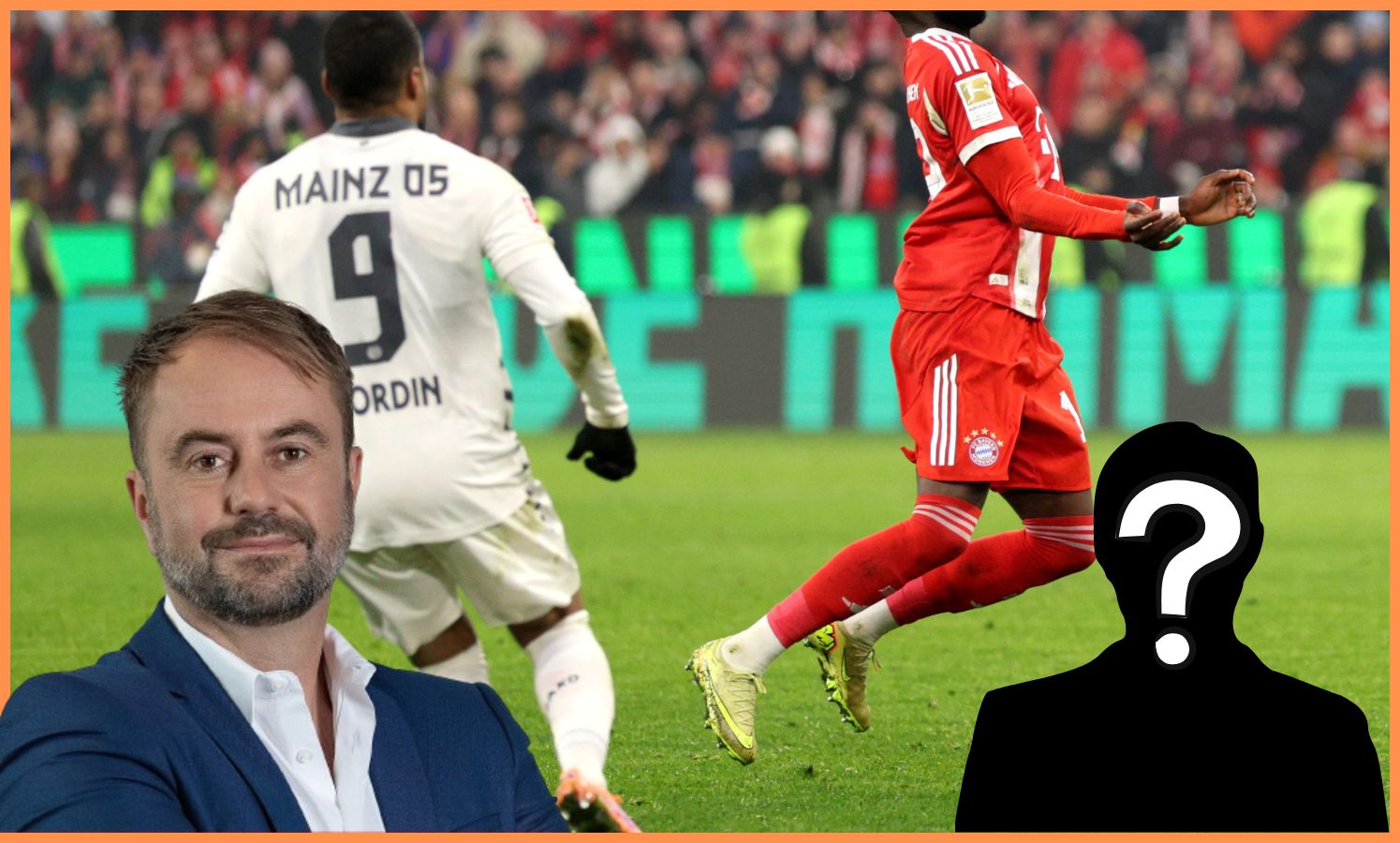 Alphonso Davies in action for Bayern Munich