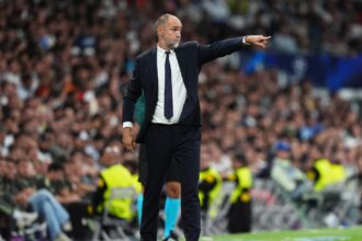 Igor Tudor during Juventus vs Real Madrid