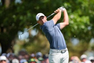 Rory McIlroy recreates iconic 15th shot at 2025 Masters and outdoes himself
