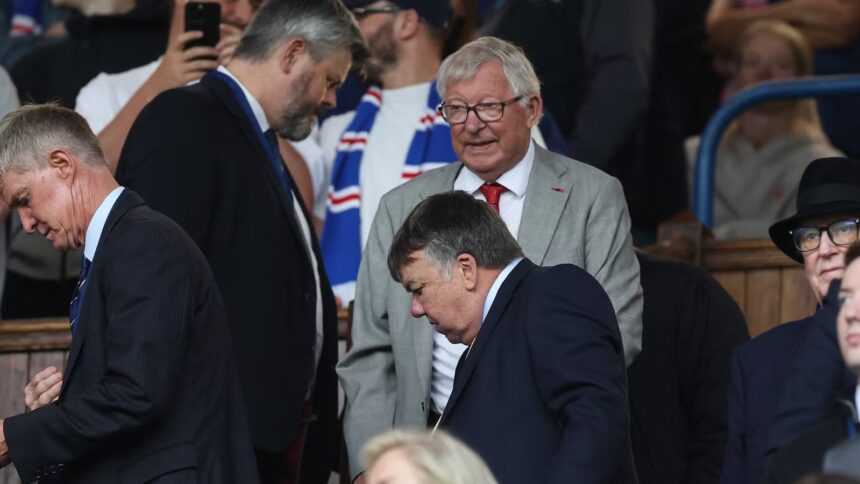 Sir Alex Ferguson and Gary Neville choose between Celtic or Rangers fans