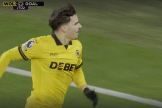 Rodrigo Gomes celebrating