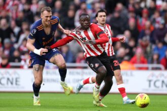 Brian Brobbey sends 12-word message to Dan Byrne after derby win