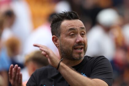 Roberto De Zerbi manager of Olympique Marseille