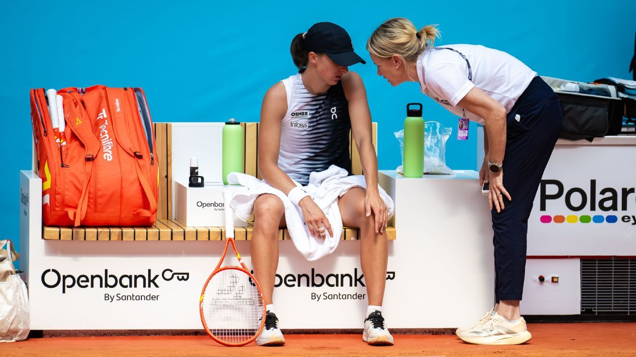 Swiatek misses Madrid Open due to illness during match