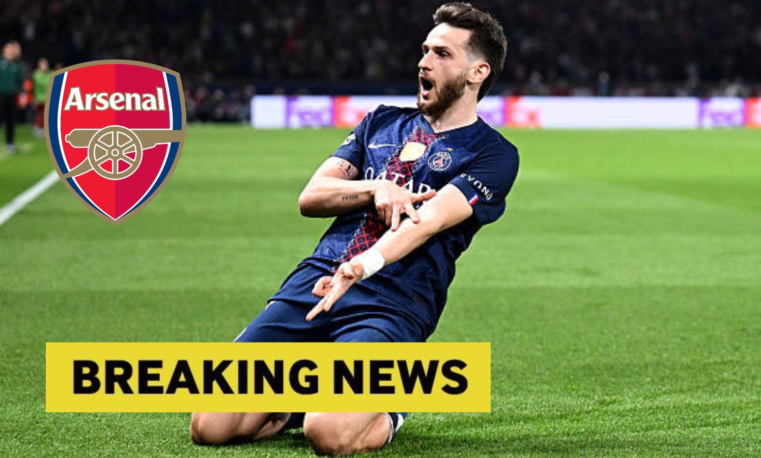 Khvicha Kvaratskhelia in action for PSG