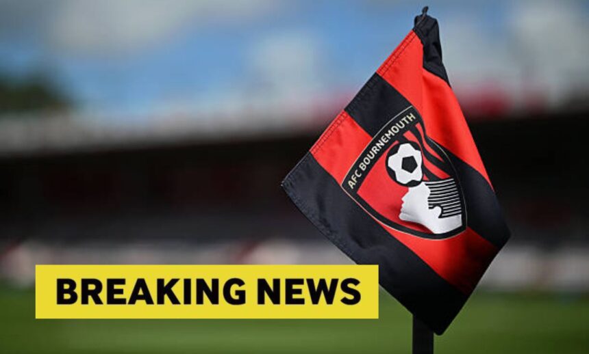 Bournemouth flag with breaking news overlay