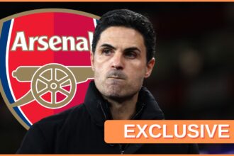 Arsenal manager Mikel Arteta and