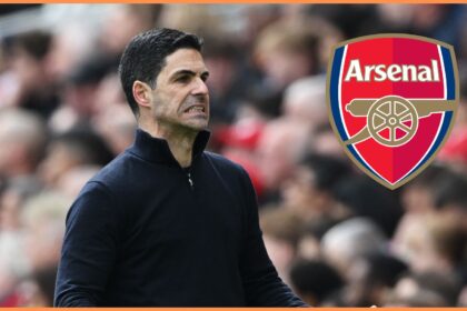 Arsenal manager Mikel Arteta reacts during the Bournemouth defeat