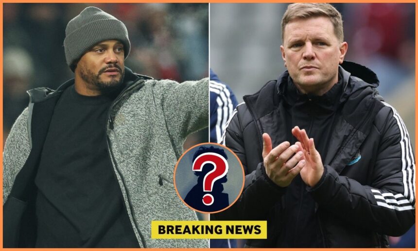 Vincent Kompany and Eddie Howe