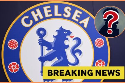 Chelsea logo and breaking news banner