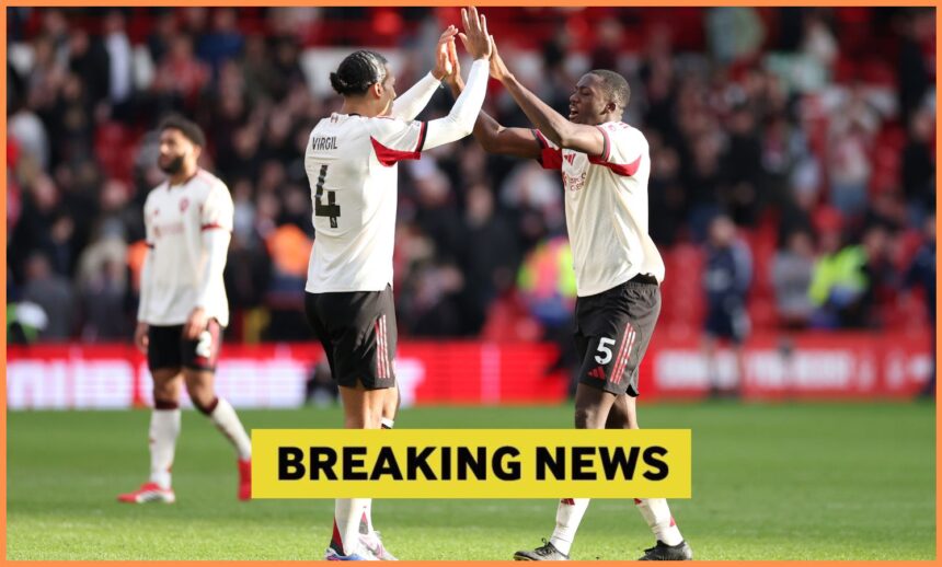 Ibrahima Konate and Virgil van Dijk