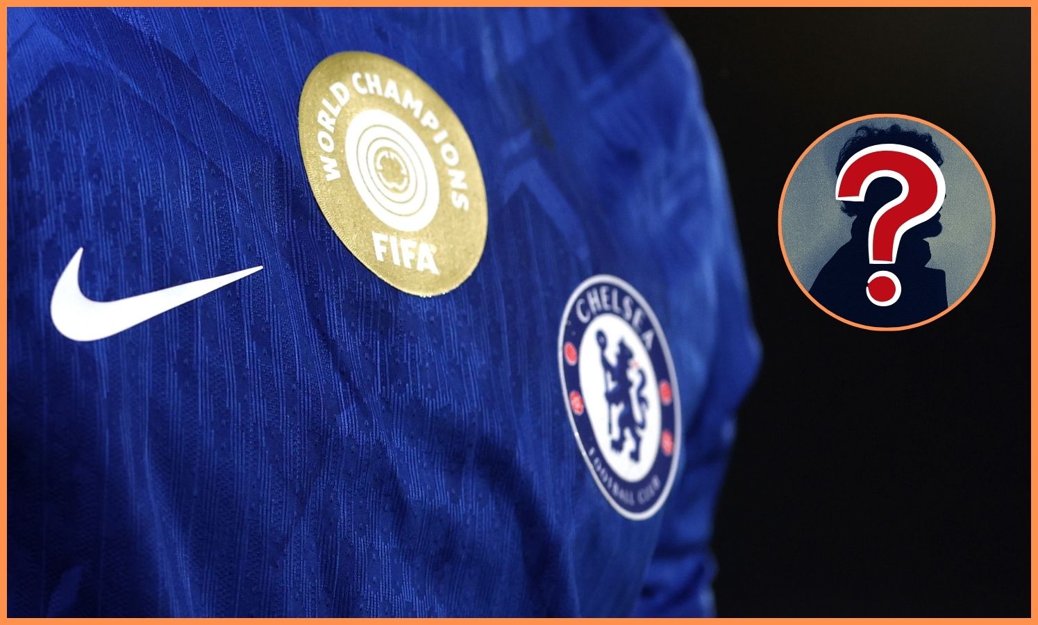 Chelsea FC logo on shirt