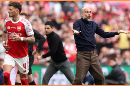 Pep Guardiola during Man City