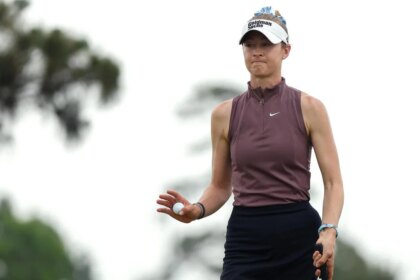 Nelly Korda wins the 2026 Chevron Championship, earning his third career major championship.
