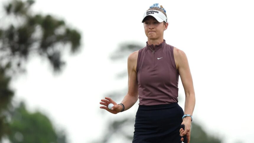 Nelly Korda wins the 2026 Chevron Championship, earning his third career major championship.