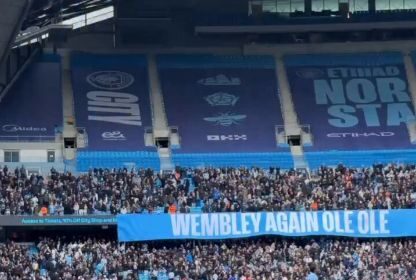 Screen grab of Dominik Szoboszlai confronting Liverpool fans