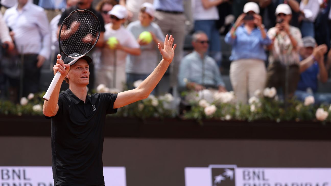 Sinner breaks Djokovic's record with 32 consecutive Masters wins