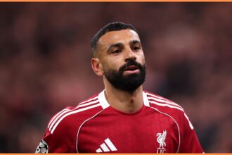 Mohamed Salah in action for Liverpool