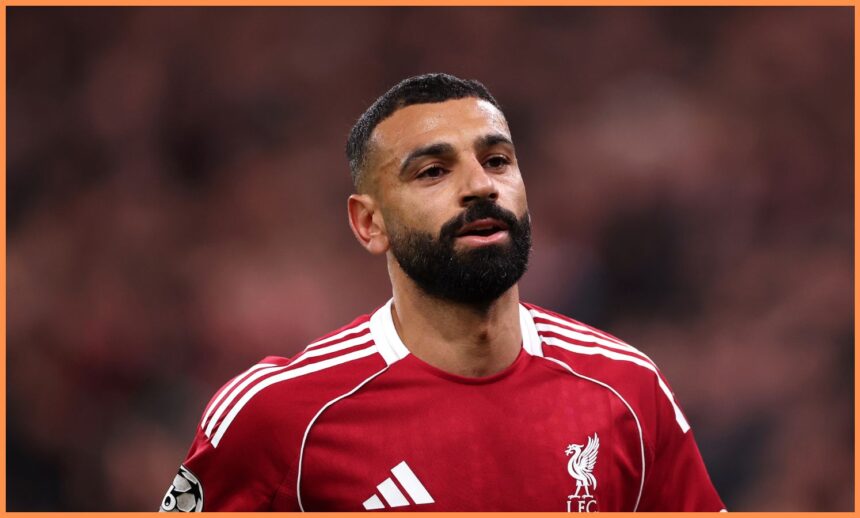Mohamed Salah in action for Liverpool