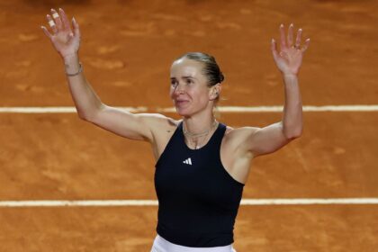 Svitolina defeats Gauff in 3 sets to win third Italian Open title