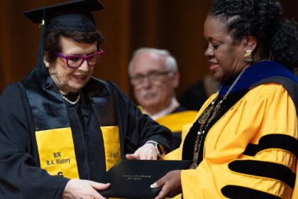 65 years since Billie Jean King graduated from California State University, Los Angeles