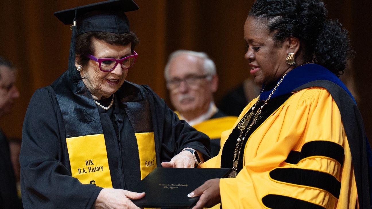 65 years since Billie Jean King graduated from California State University, Los Angeles
