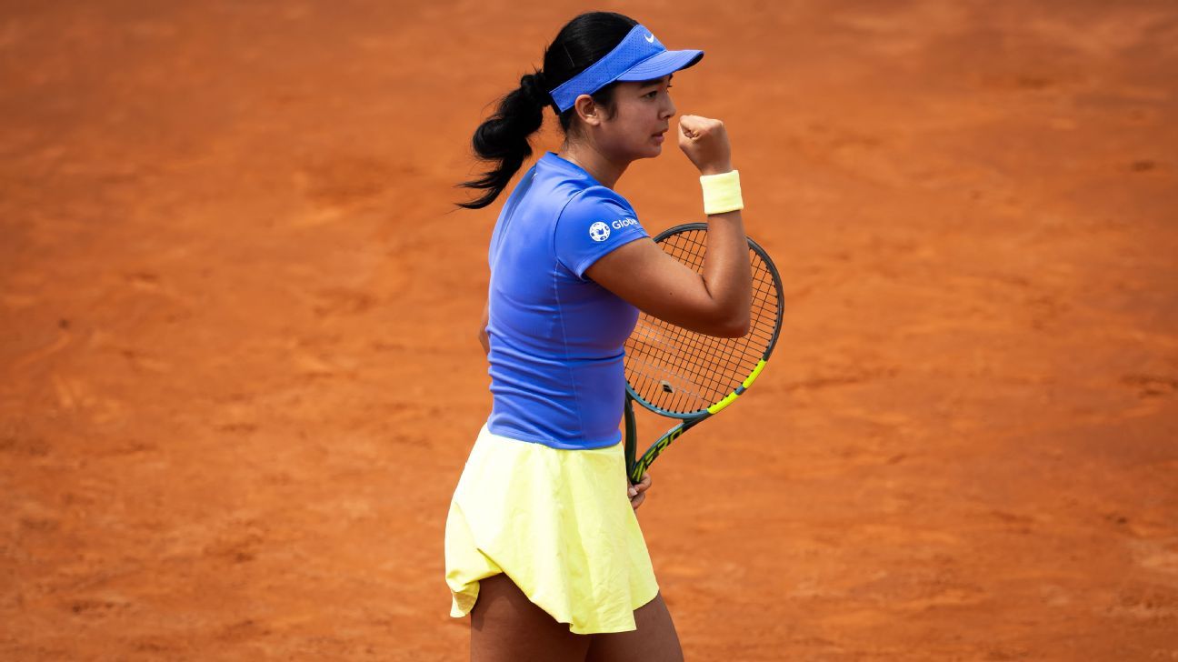 Alex Eara wins Italian Open opening match over Magdalena French