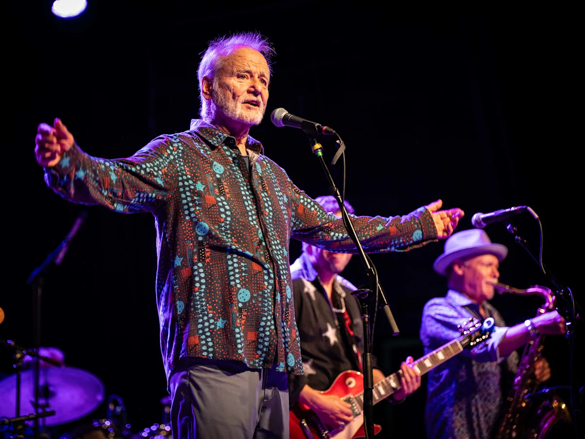 Bill Murray's Band Performs at BMW Charity Pro-Am on Korn Ferry Tour