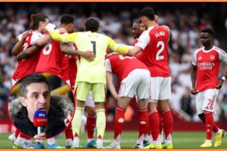 Gary Neville on Arsenal players