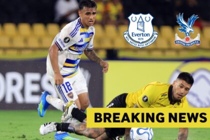 Everton ready to battle Crystal Palace for 20-year-old South American midfielder