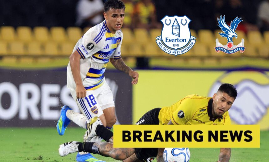 Everton ready to battle Crystal Palace for 20-year-old South American midfielder