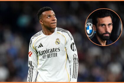Kylian Mbappe and Alvaro Arbeloa